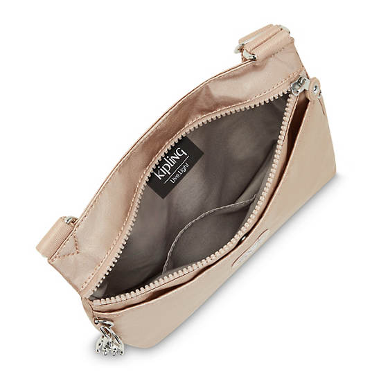 Sacs Crossbody Kipling Emmylou Metallic Doré | FR 2106BE